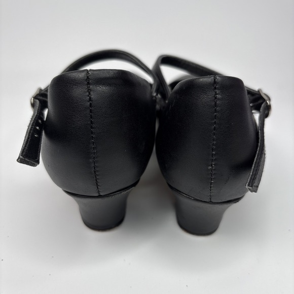 So Danca CH50 Character Shoes Black Women's 8.5 L– 2"Heel –Strap Wear  Pre- Owne - Picture 3 of 9